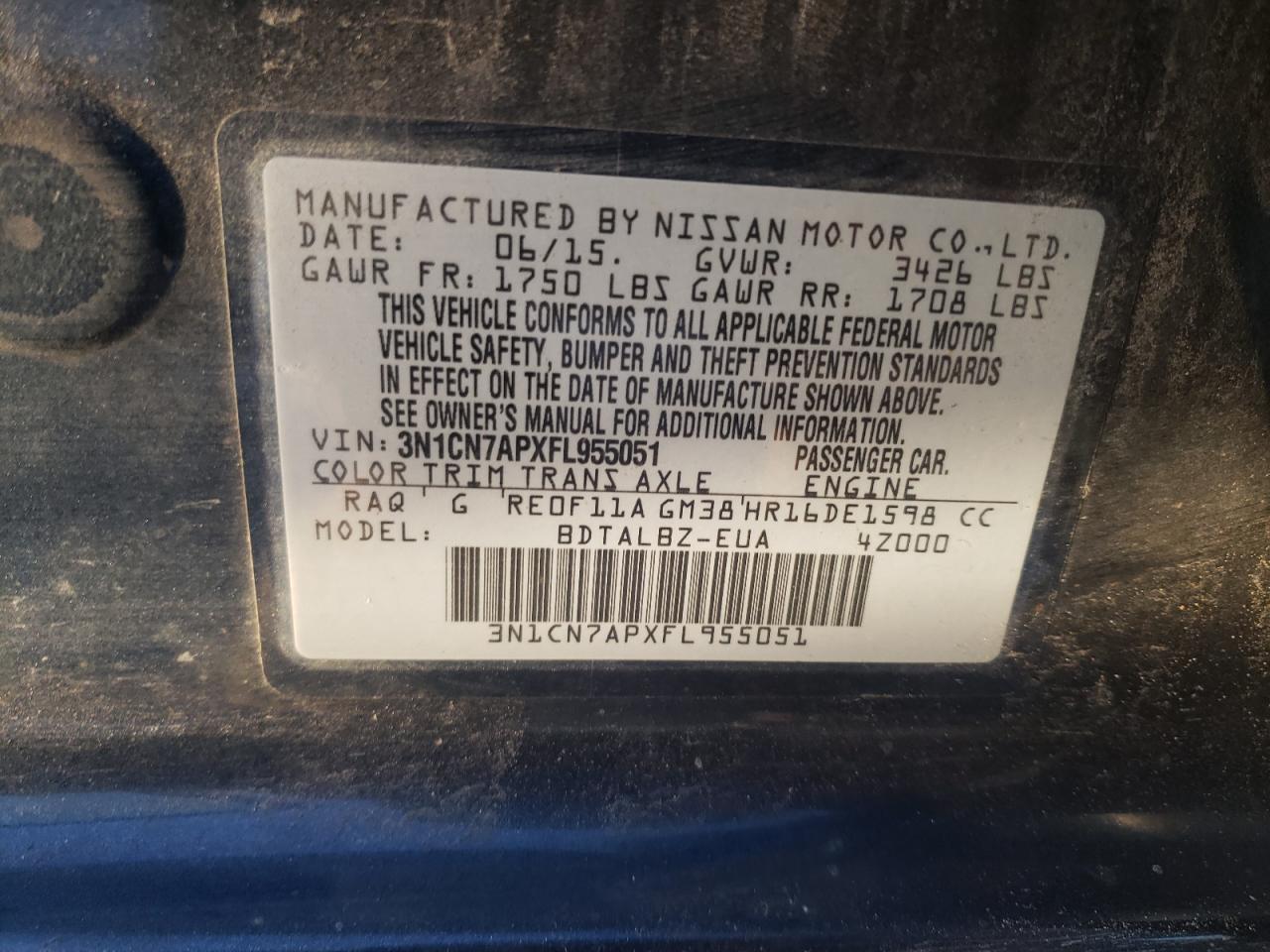 2015 Nissan Versa - Image 14