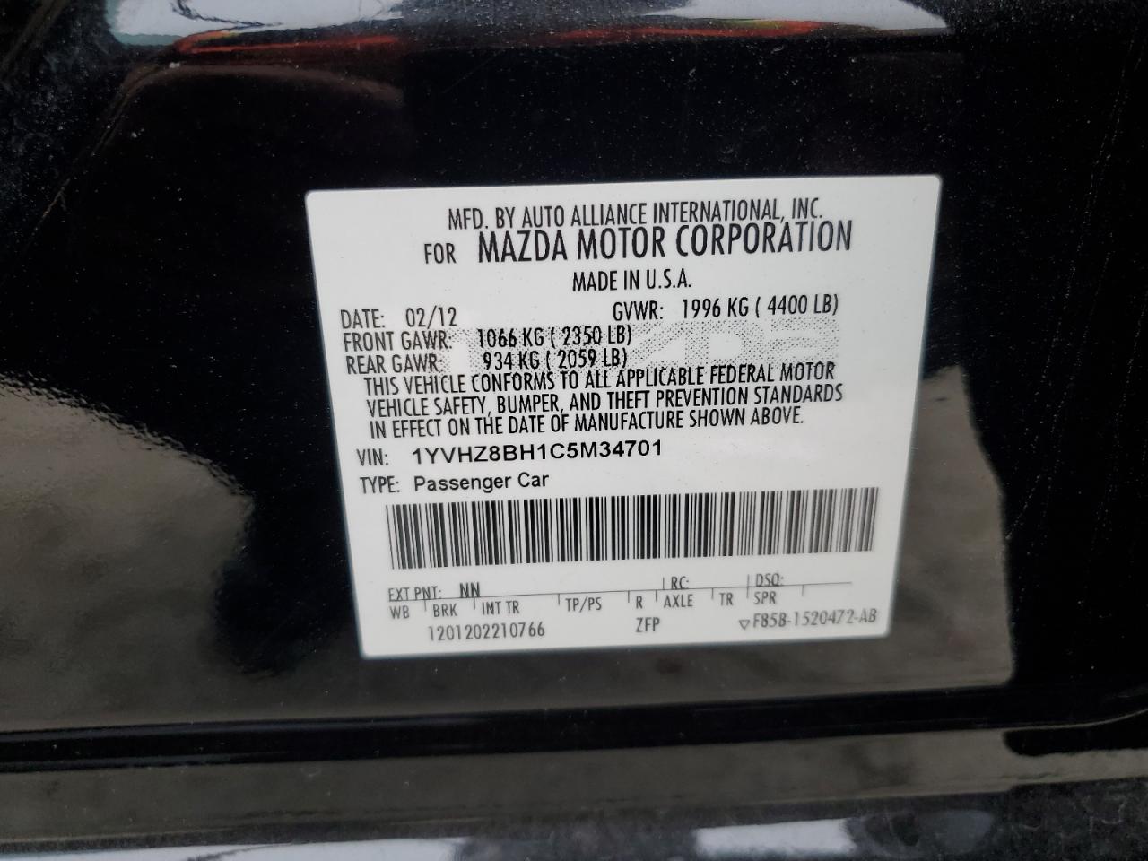 2012 Mazda 6 - Image 12