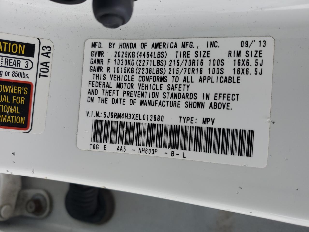 2014 Honda CR-V - Image 13