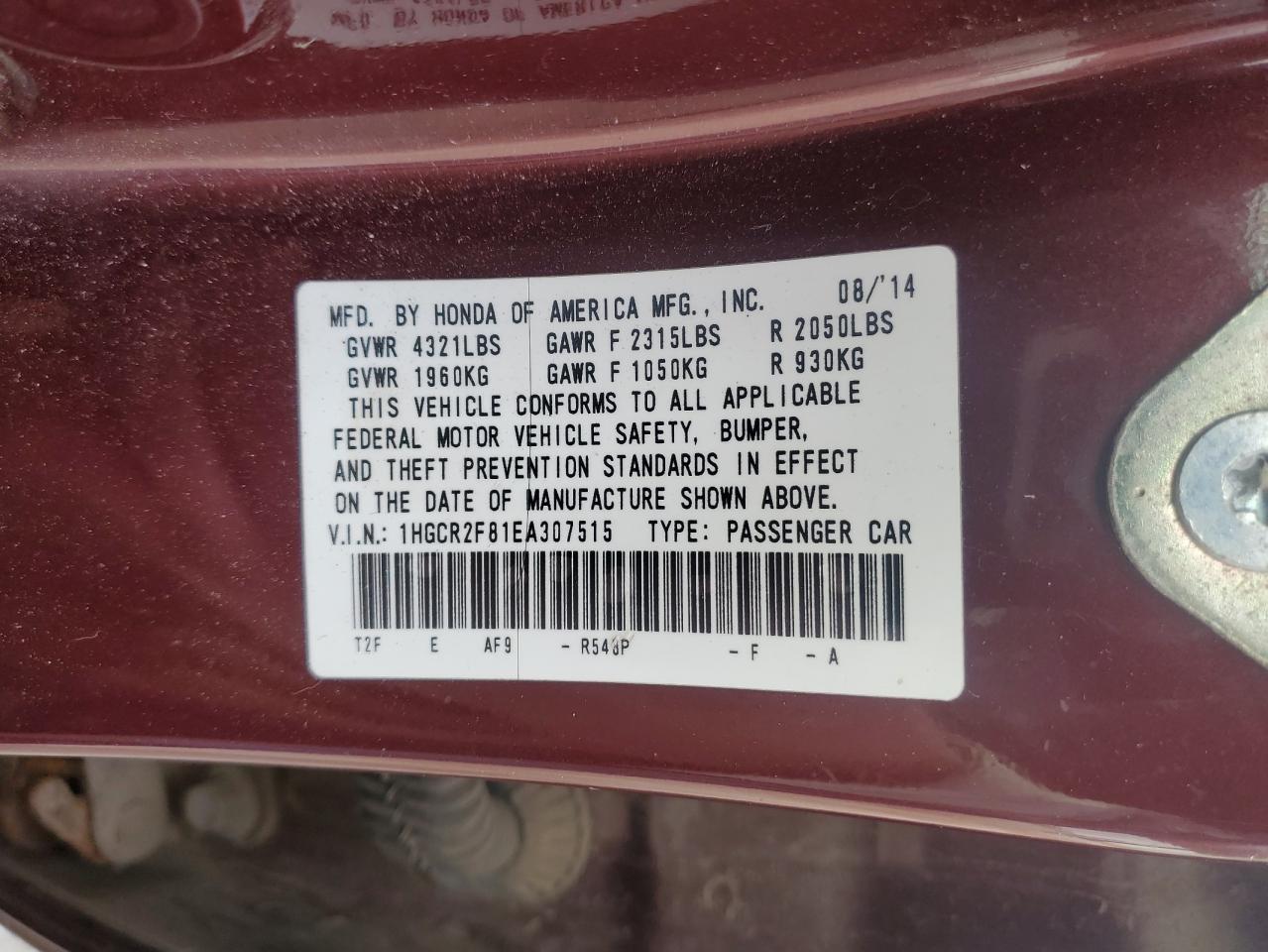 2014 Honda Accord - Image 14