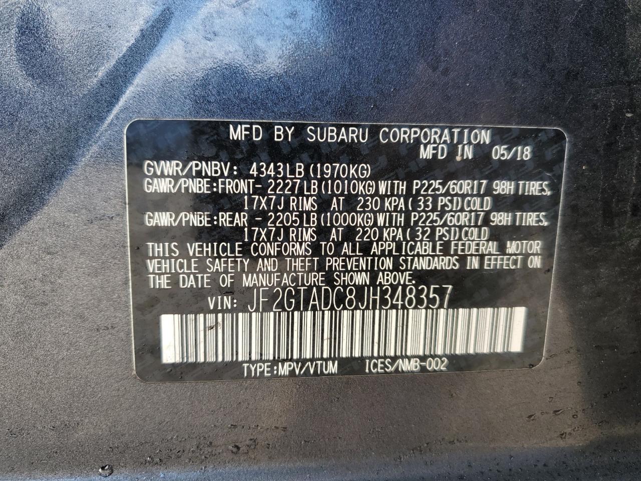 2018 Subaru XV - Image 13