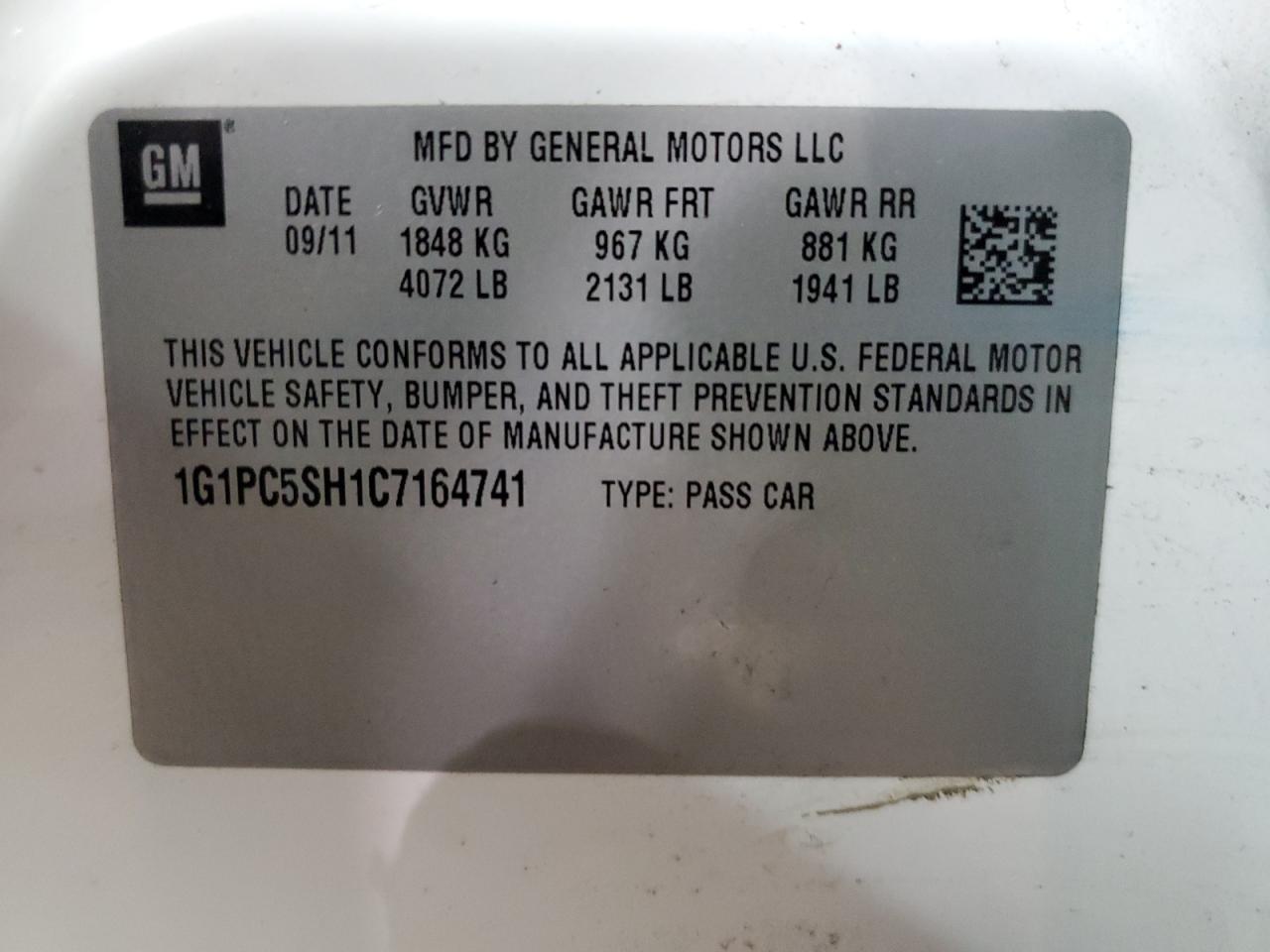 2012 Chevrolet Cruze - Image 12