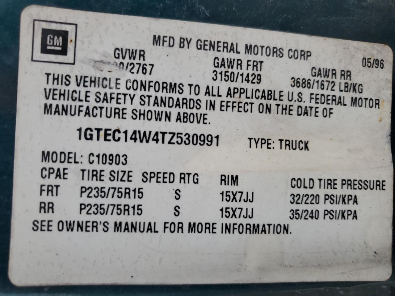 1996 GMC Sierra - Image 14