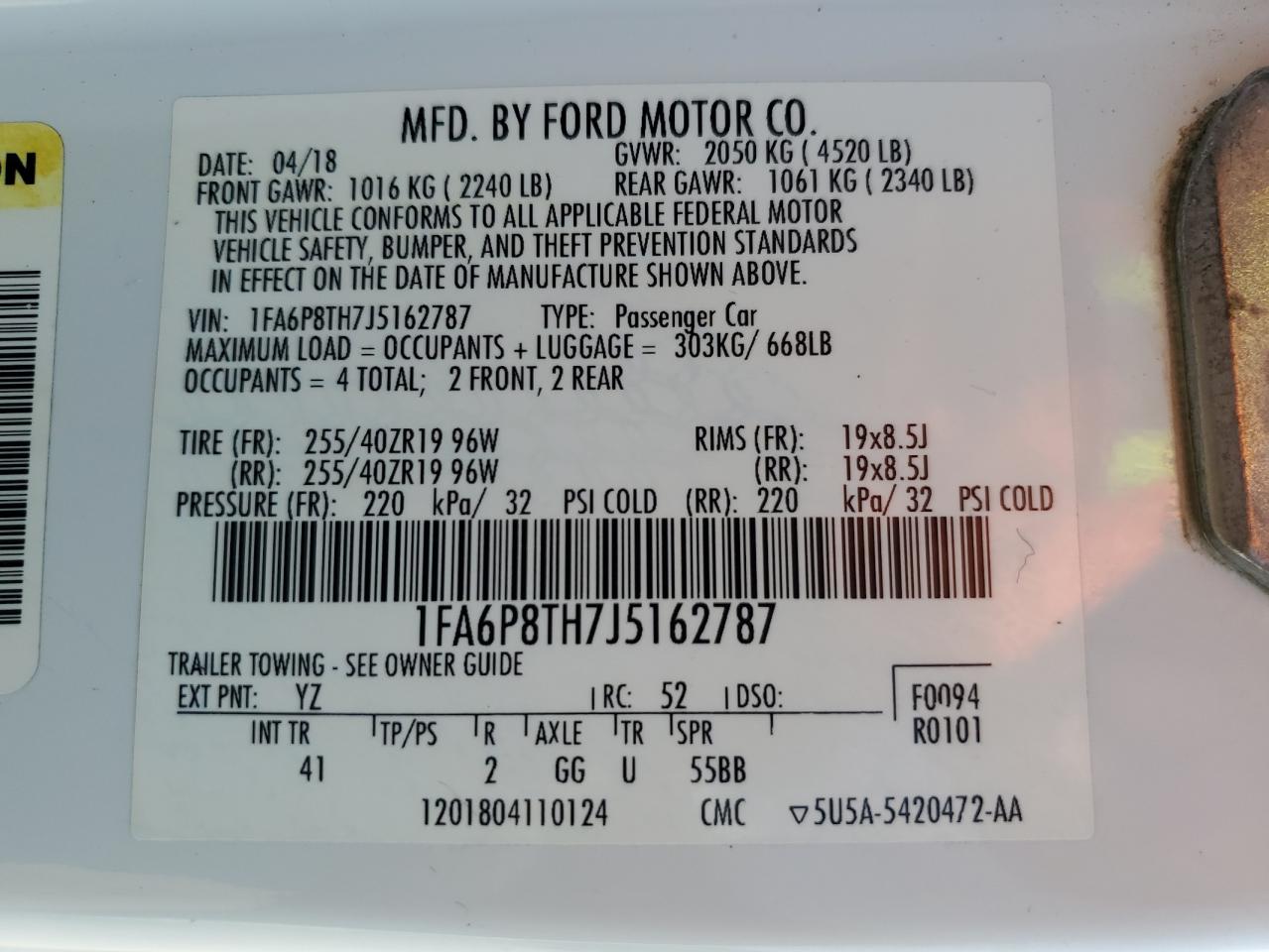 2018 Ford Mustang - Image 12