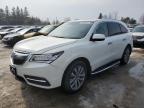 2016 ACURA MDX TECHNOLOGY for sale at Copart ON - TORONTO