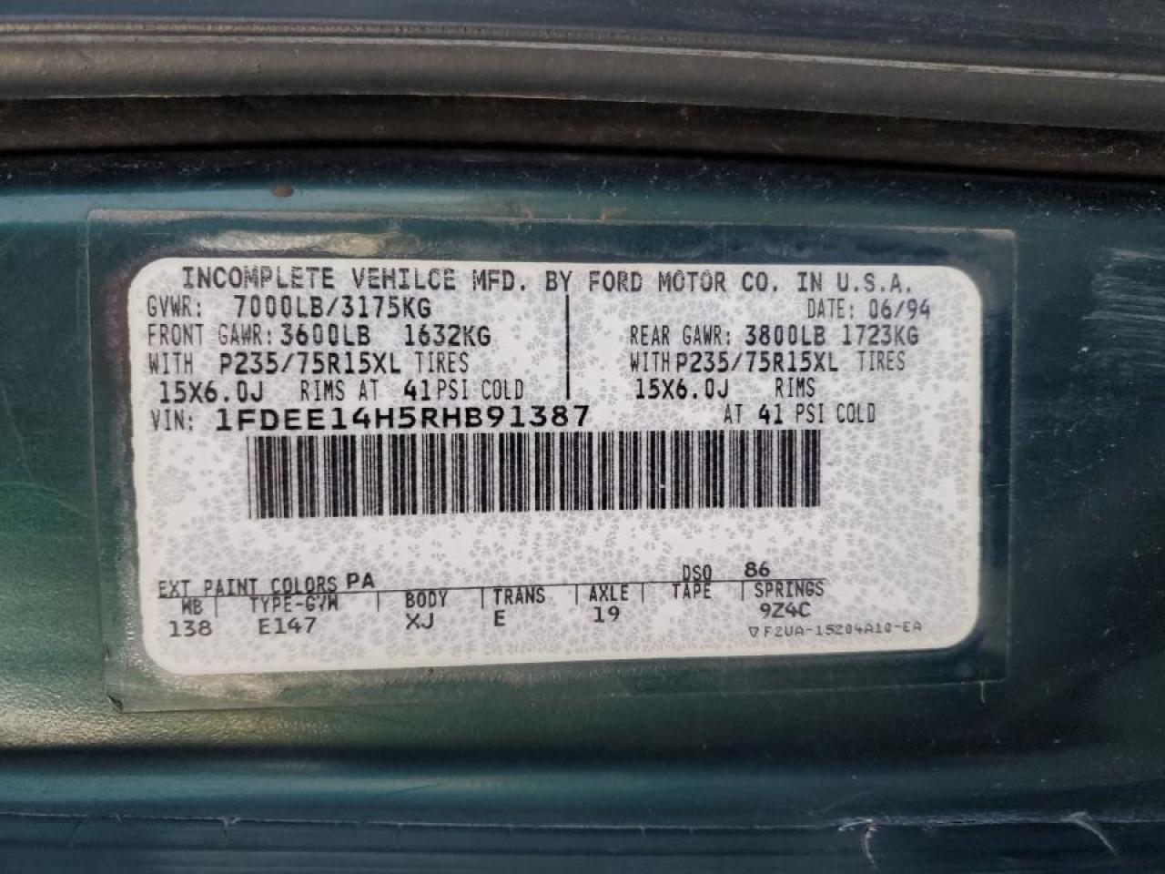 1994 Ford Econoline - Image 14