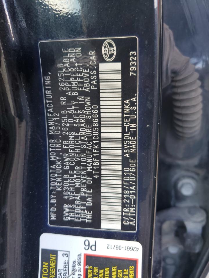 2012 Toyota Camry - Image 12