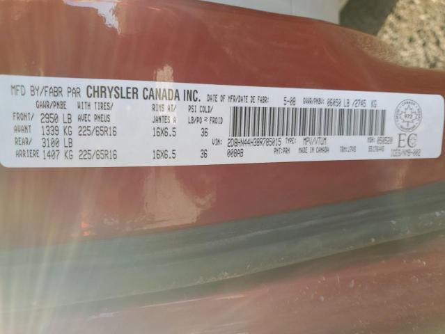 2008 DODGE GRAND CARAVAN SE
