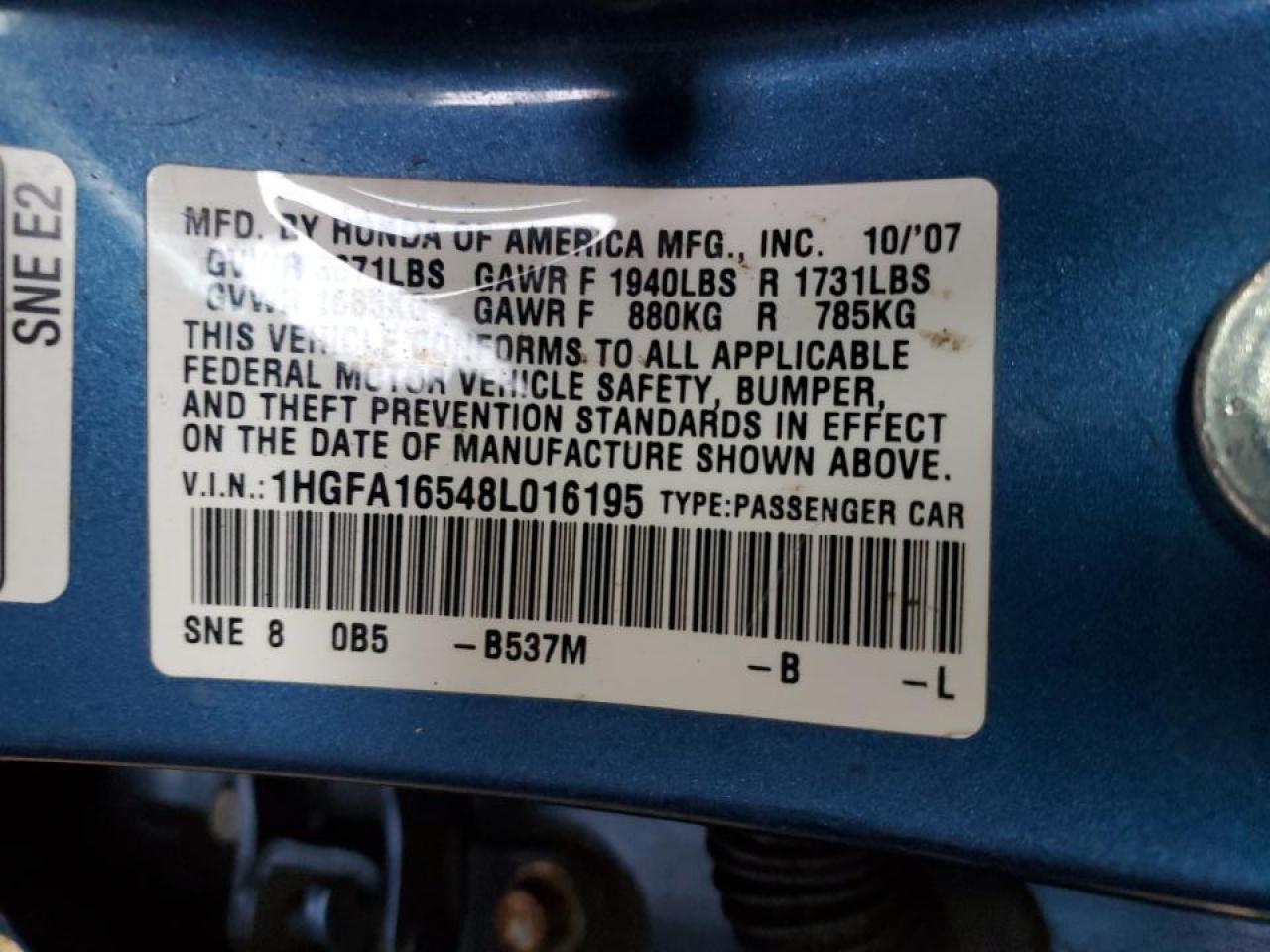 2008 Honda Civic - Image 12