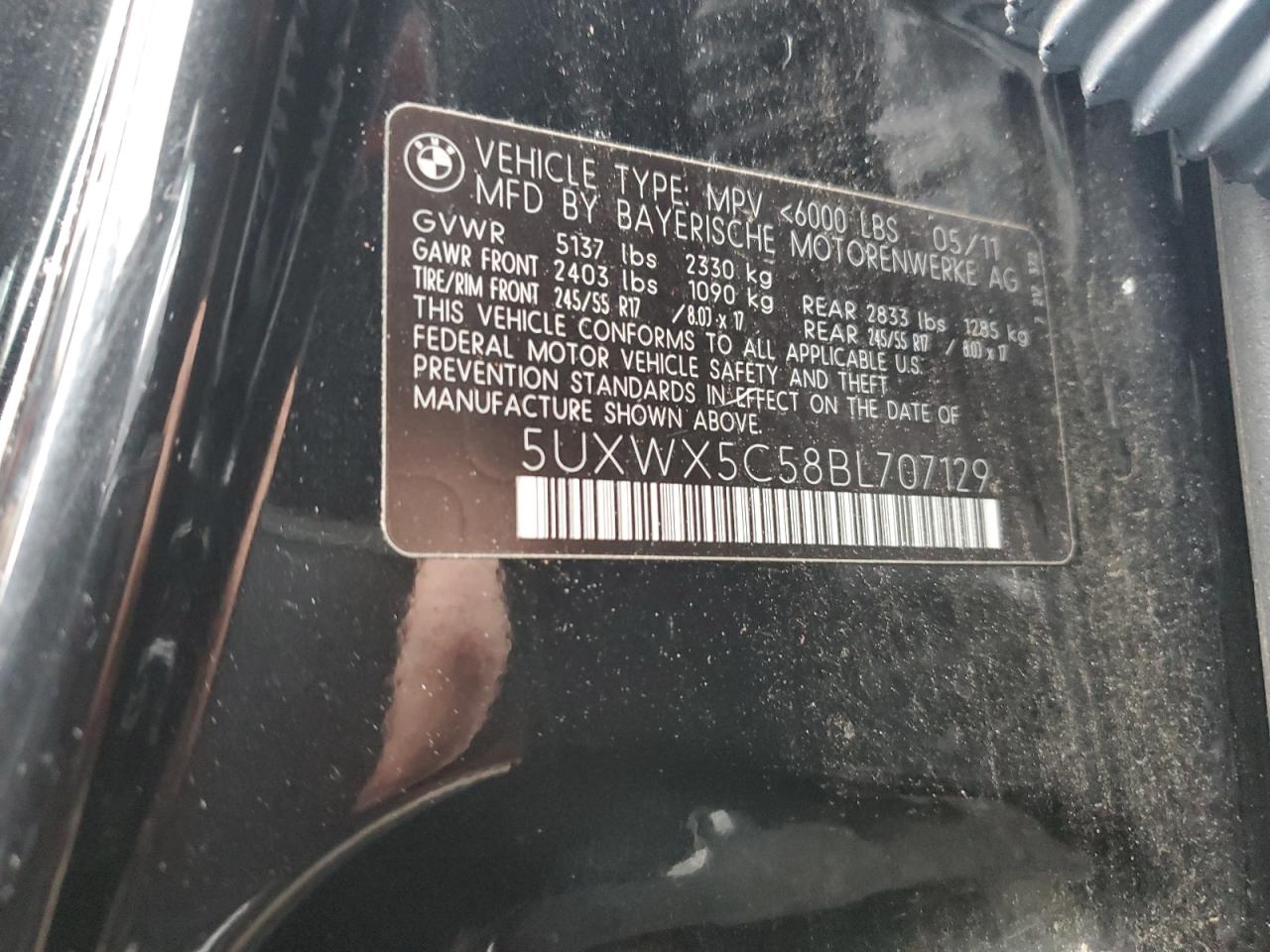 2011 BMW X3 - Image 13