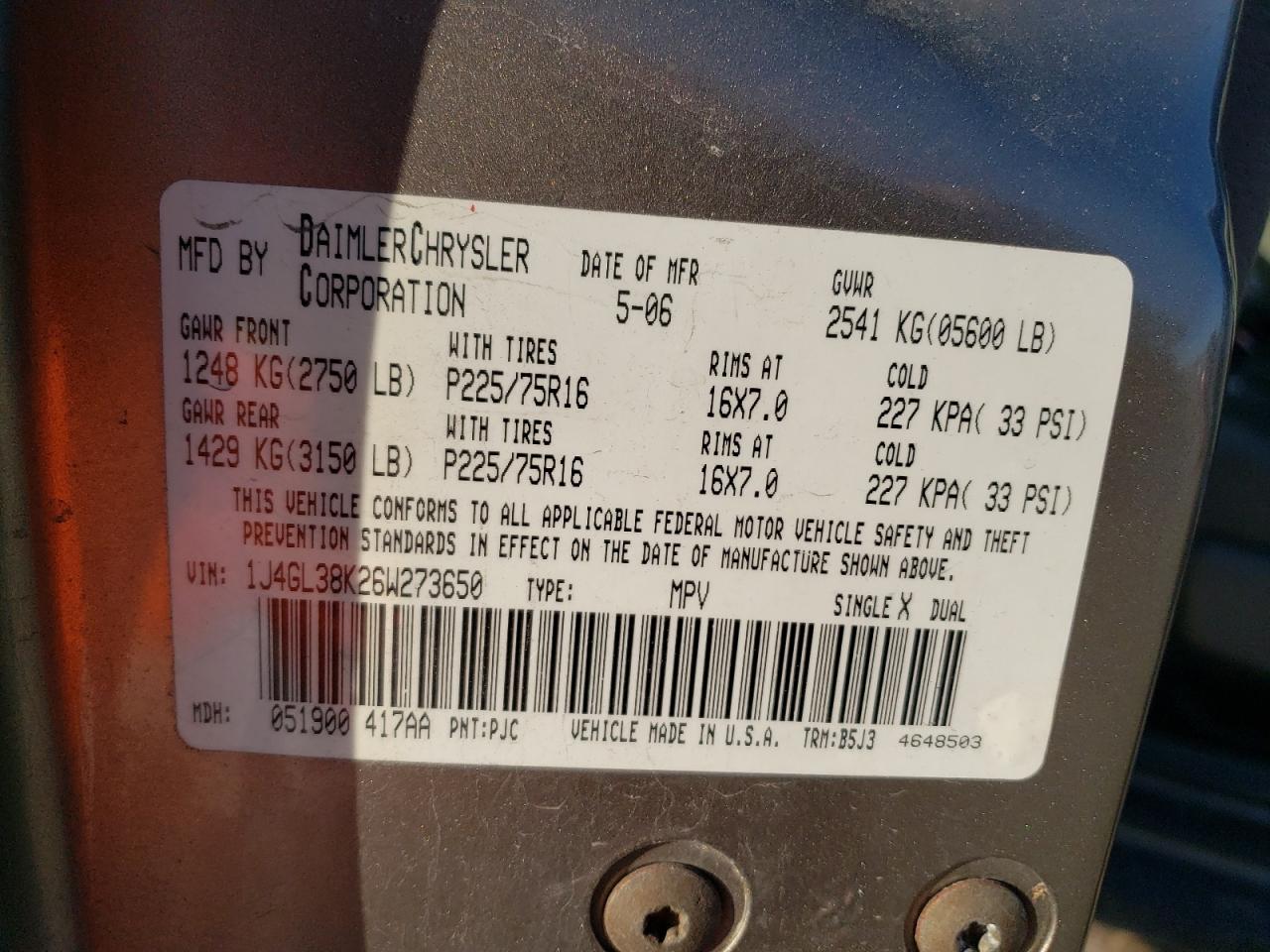 2006 Jeep Liberty (North America) - Image 15