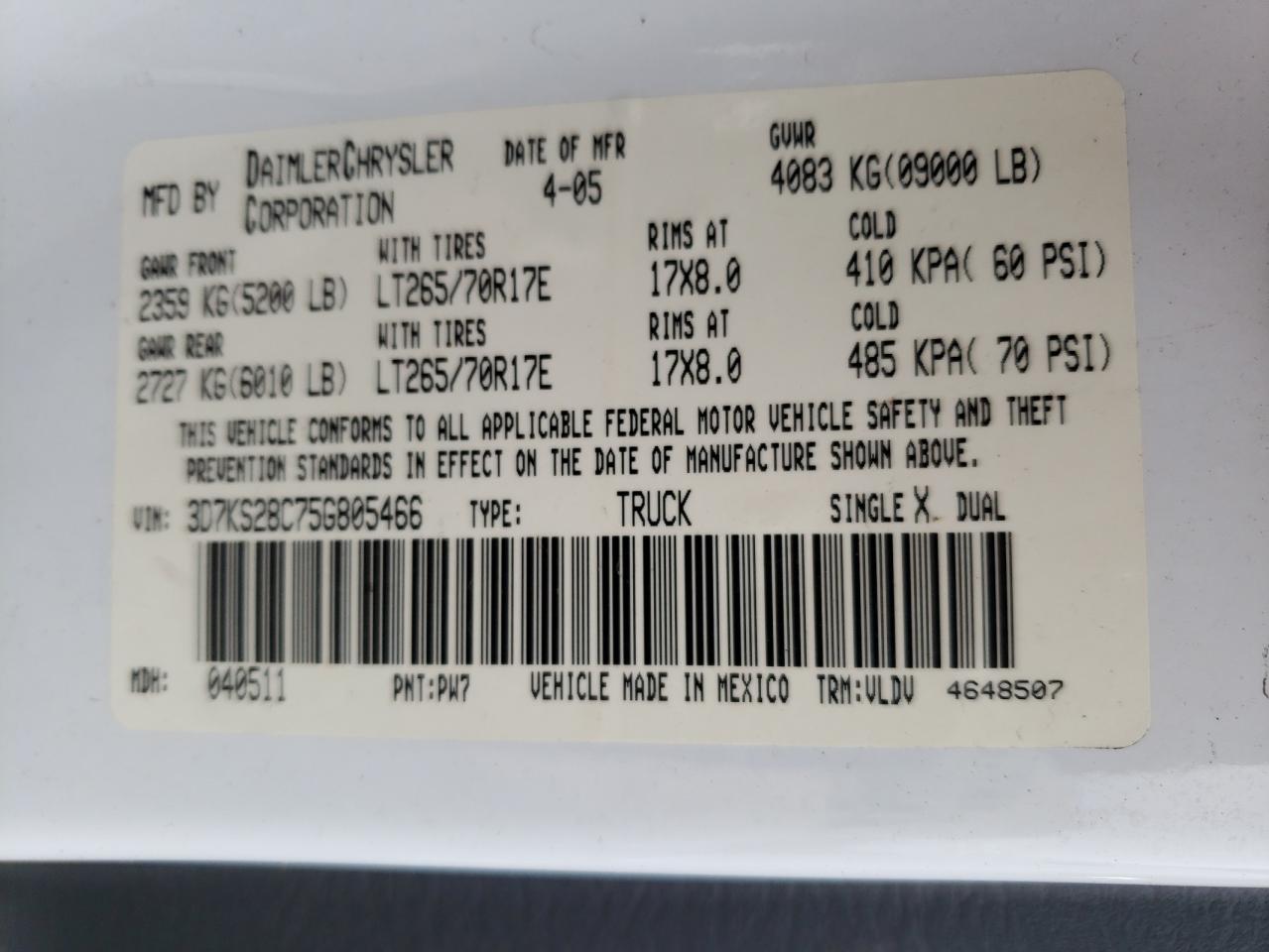 2005 Dodge RAM - Image 15