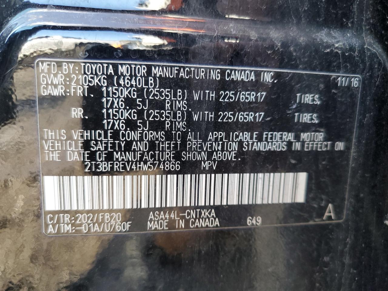 2017 Toyota RAV 4 - Image 13