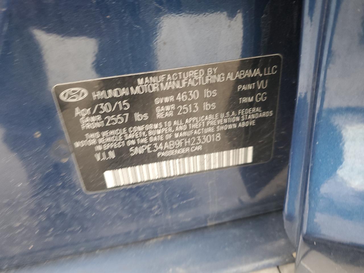 2015 Hyundai Sonata - Image 12