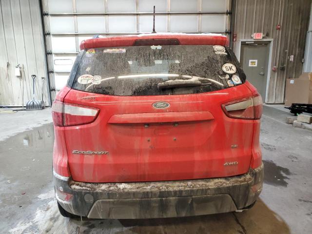  FORD ECOSPORT 2020 Red