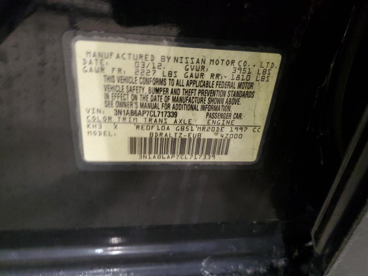 2012 Nissan Sentra - Image 12