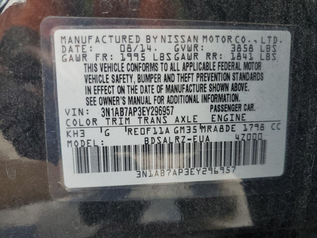 2014 Nissan Sentra - Image 14