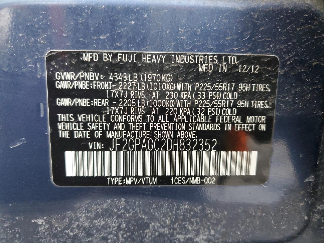 2013 Subaru XV - Image 16