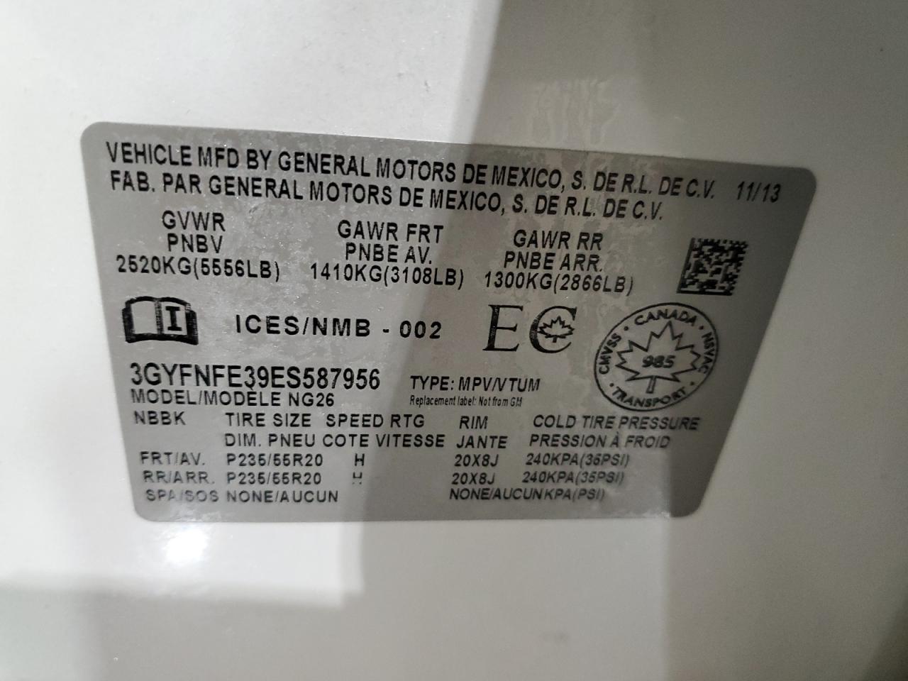 2014 Cadillac SRX - Image 13