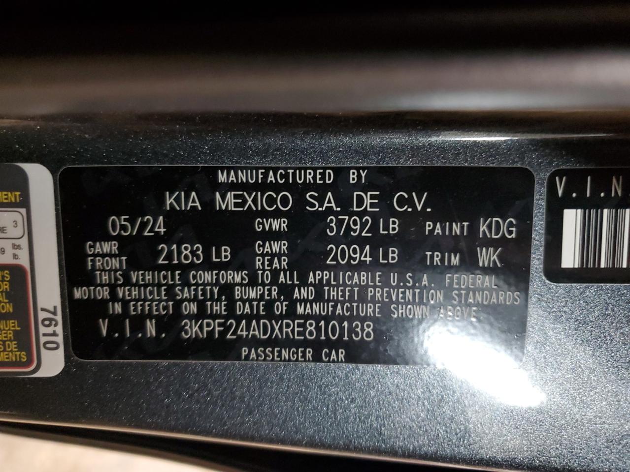 2024 Kia Forte - Image 12