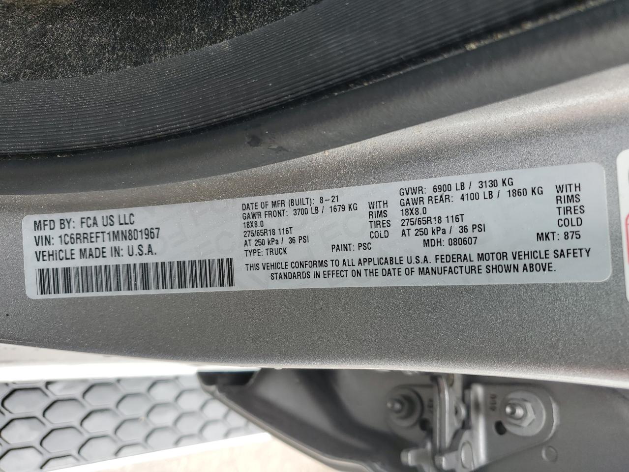 2021 RAM 1500 - Image 12