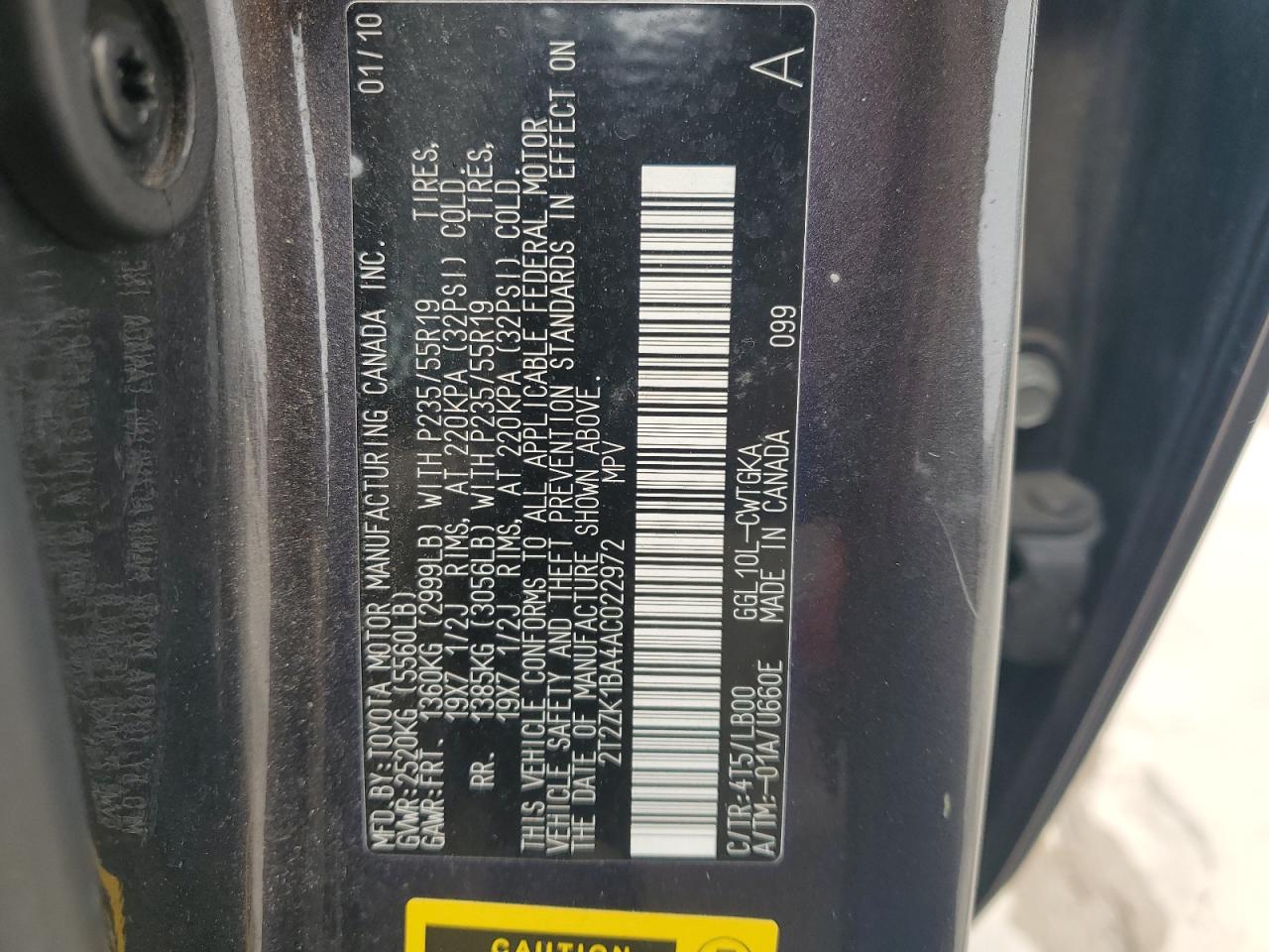 2010 Lexus RX - Image 13