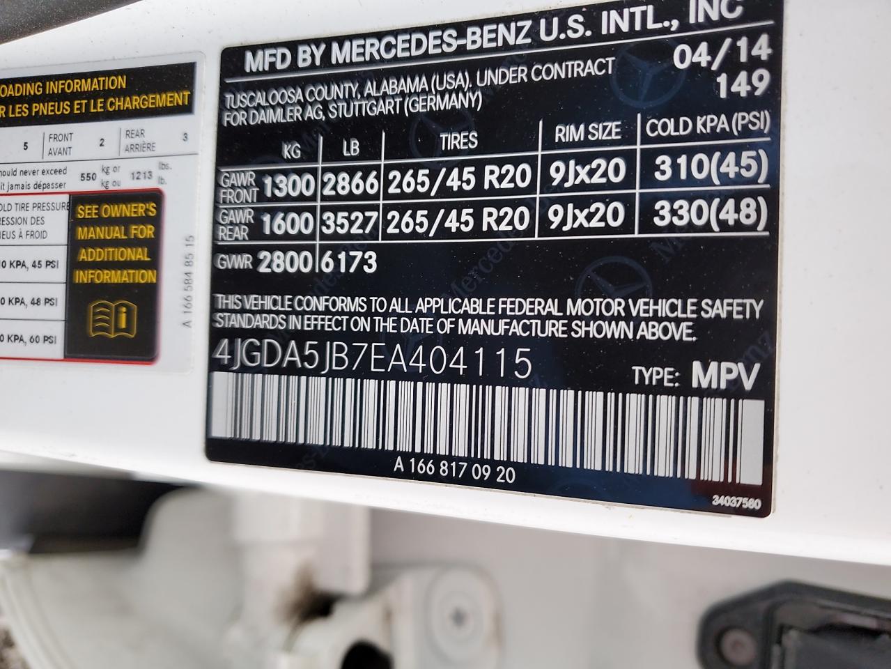 2014 Mercedes-Benz M-klasse - Image 13