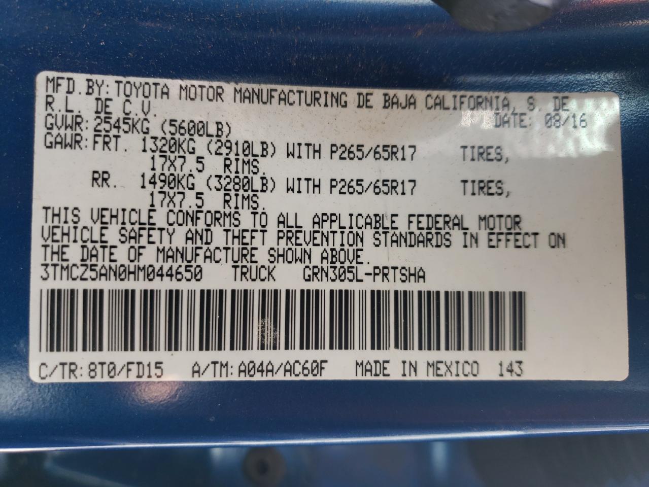 2017 Toyota Tacoma - Image 13