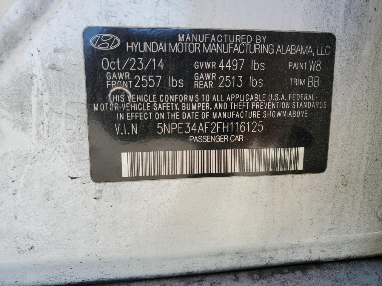 2015 Hyundai Sonata - Image 12