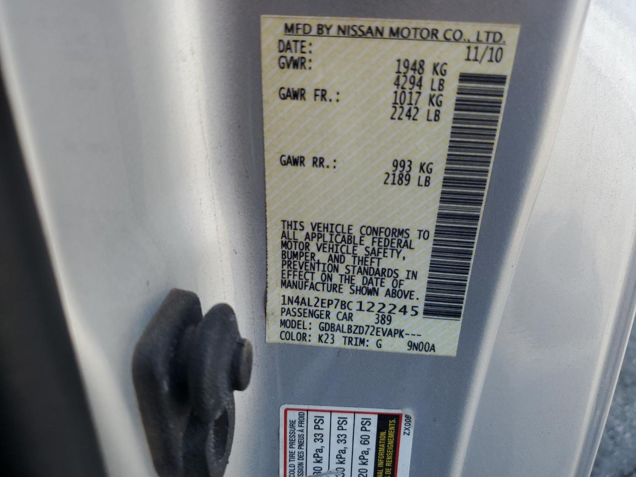 2011 Nissan Altima - Image 13
