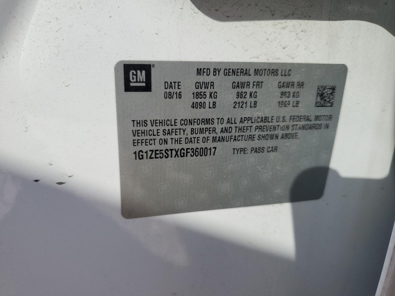 2016 Chevrolet Malibu - Image 12