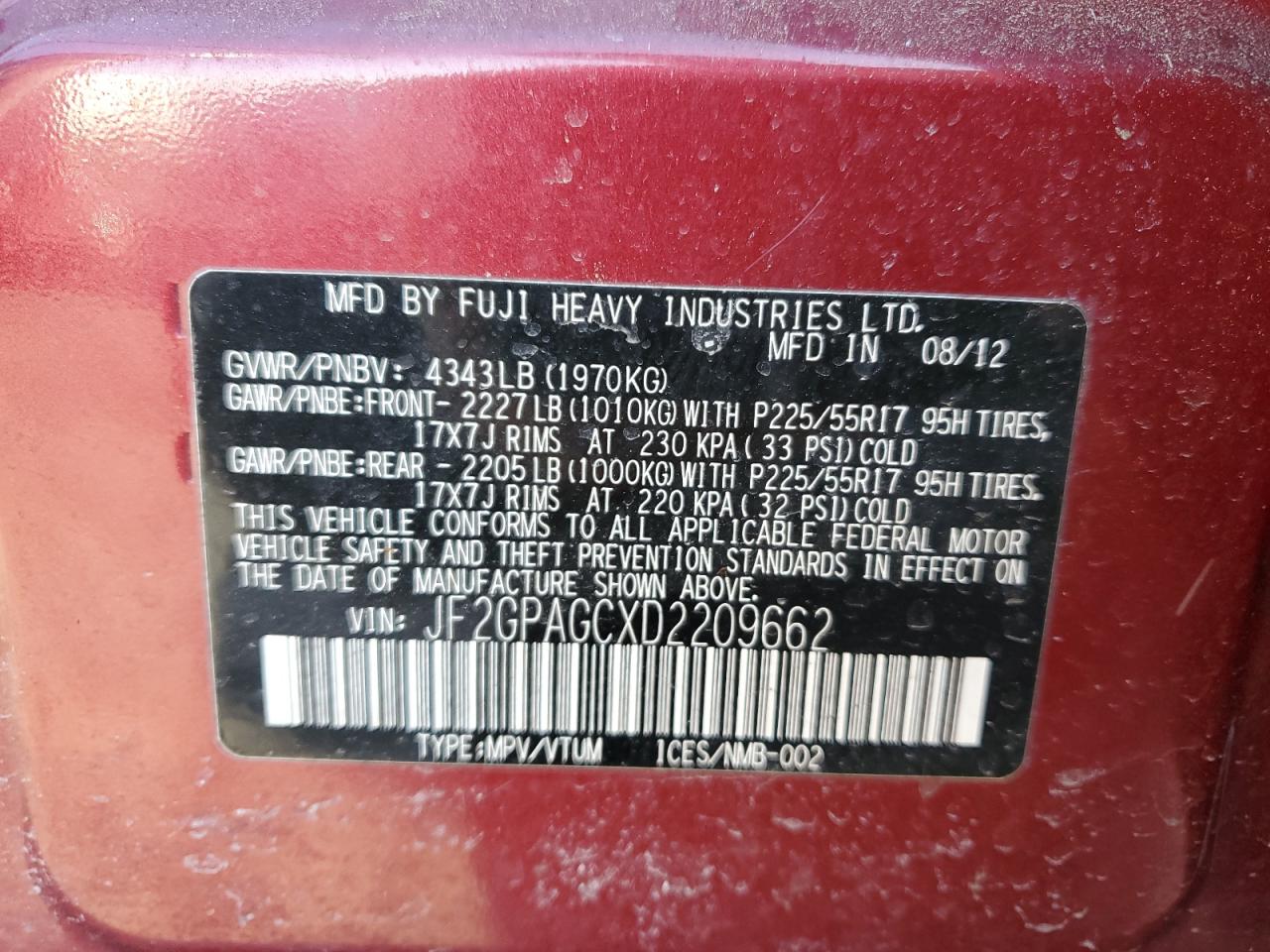 2013 Subaru XV - Image 13