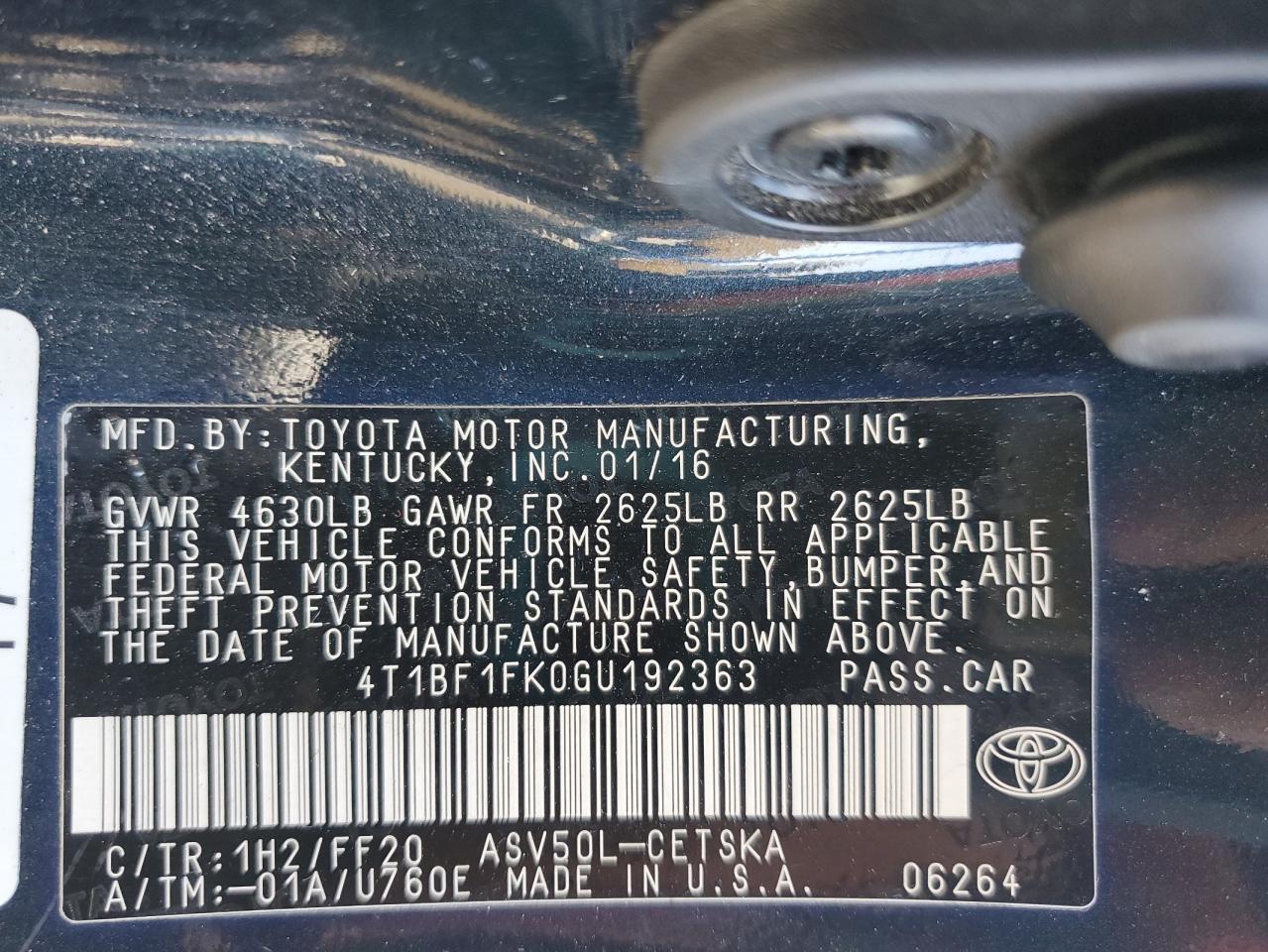 2016 Toyota Camry - Image 12