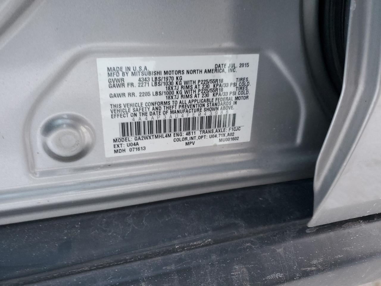 2015 Mitsubishi Outlander - Image 14