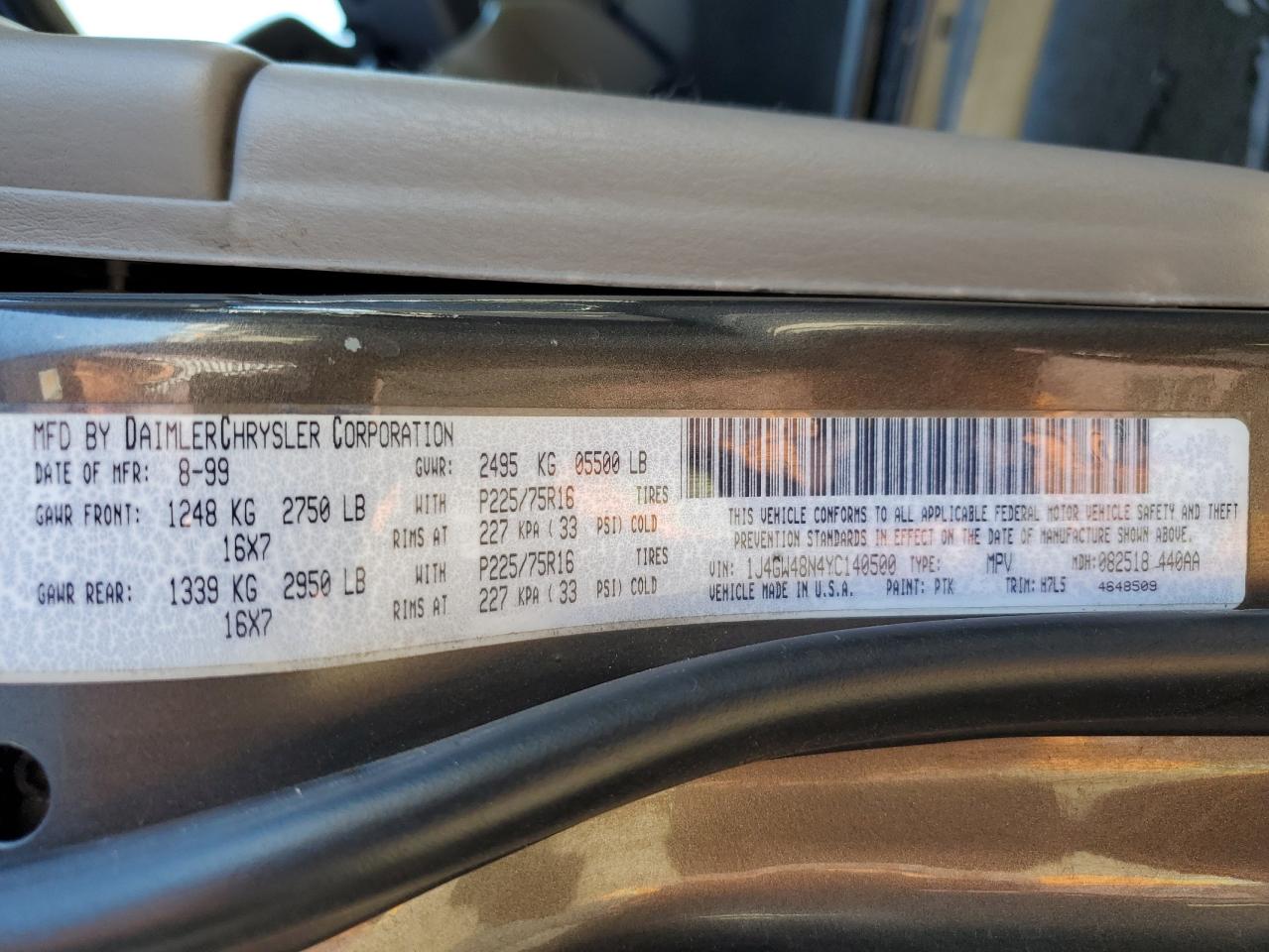 2000 Jeep Grand Cherokee - Image 14