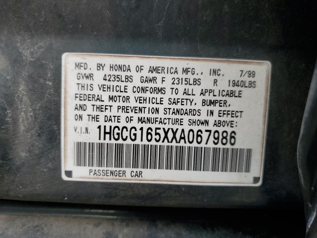 1999 Honda Accord - Image 15