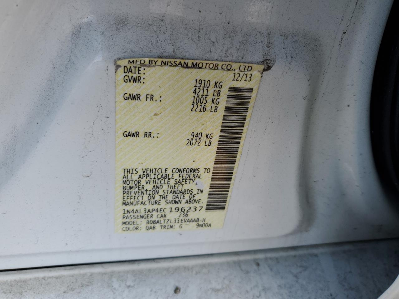 2014 Nissan Altima - Image 12