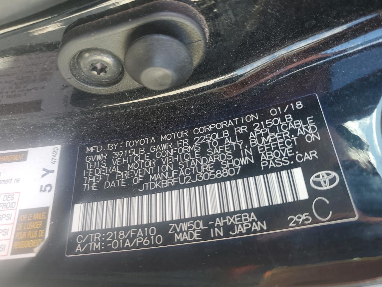 2018 Toyota Prius - Image 13