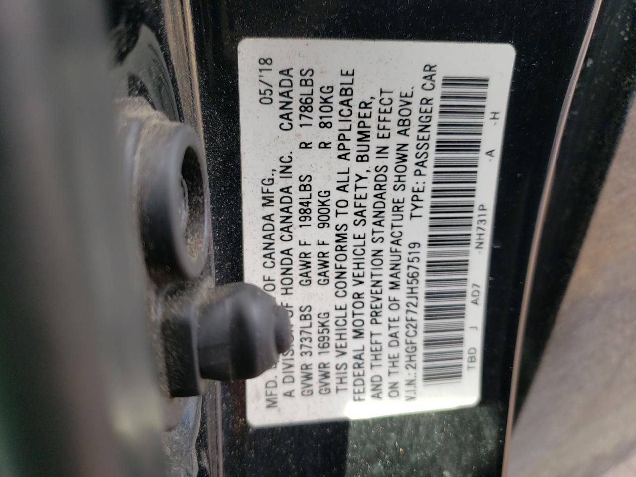 2018 Honda Civic - Image 14