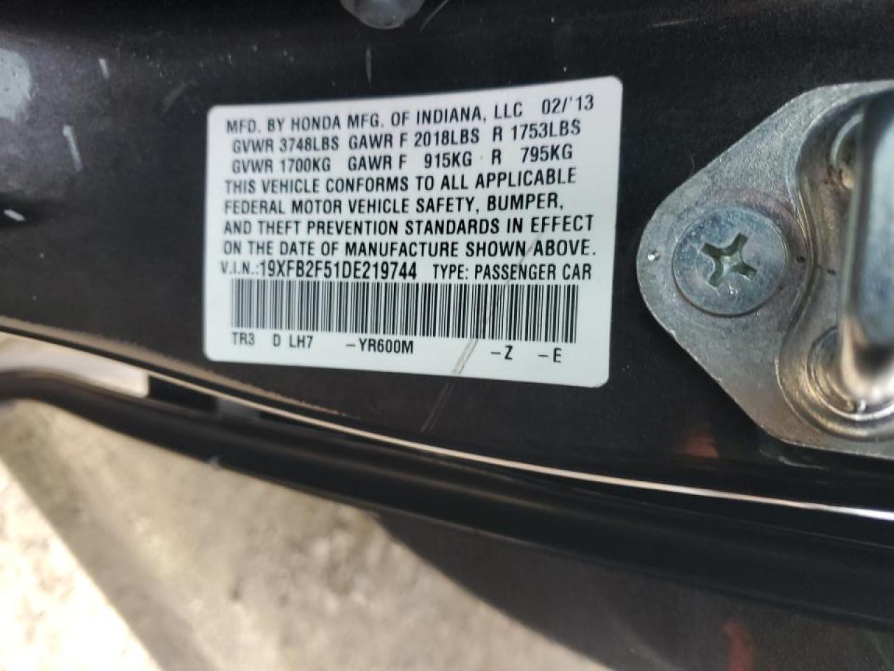 2013 Honda Civic - Image 12