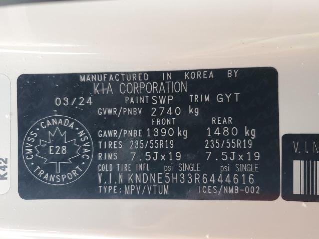 2024 KIA CARNIVAL SX