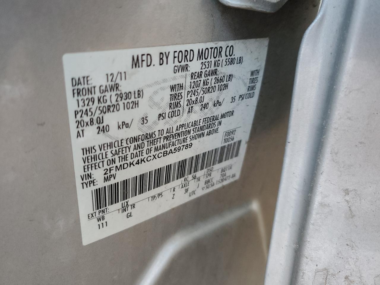 2012 Ford Edge - Image 13