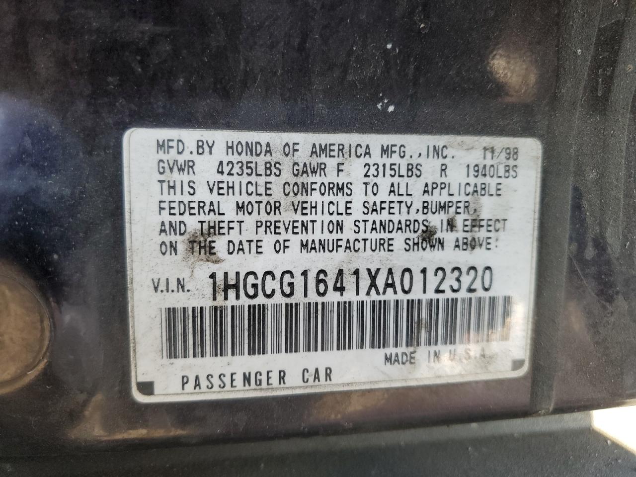 1999 Honda Accord - Image 15