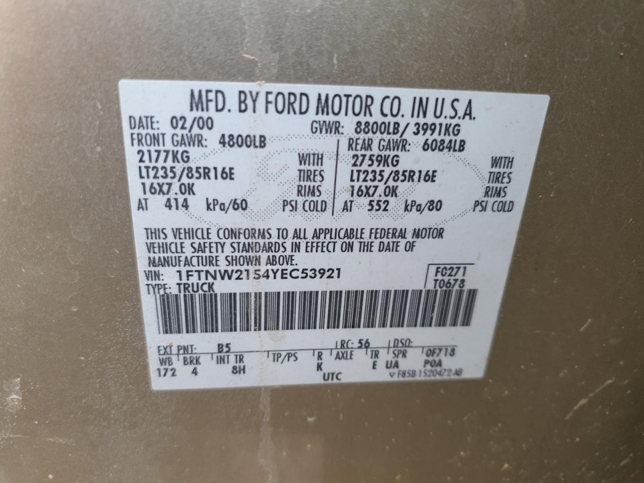 2000 Ford F250 - Image 12