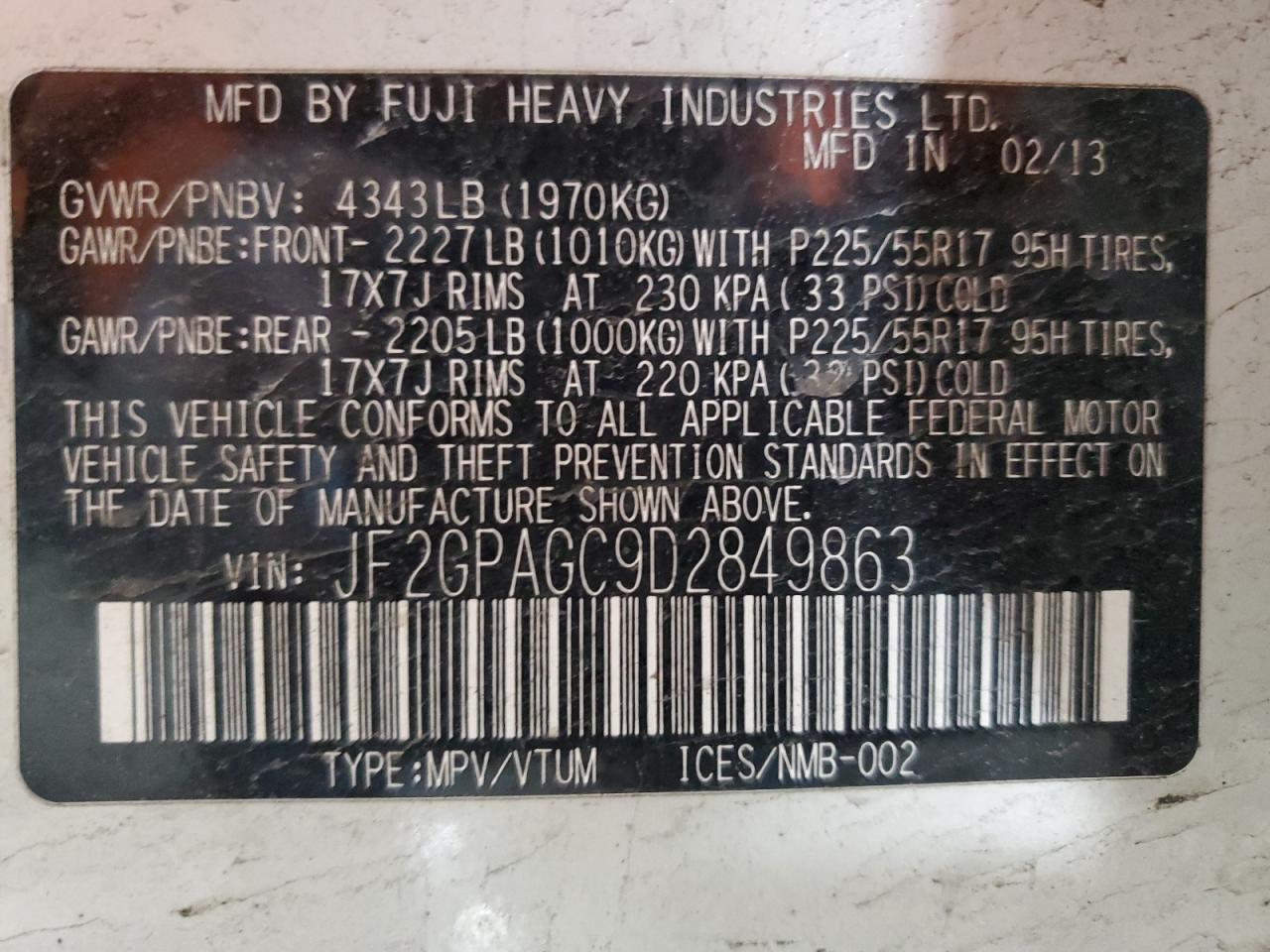 2013 Subaru XV - Image 13