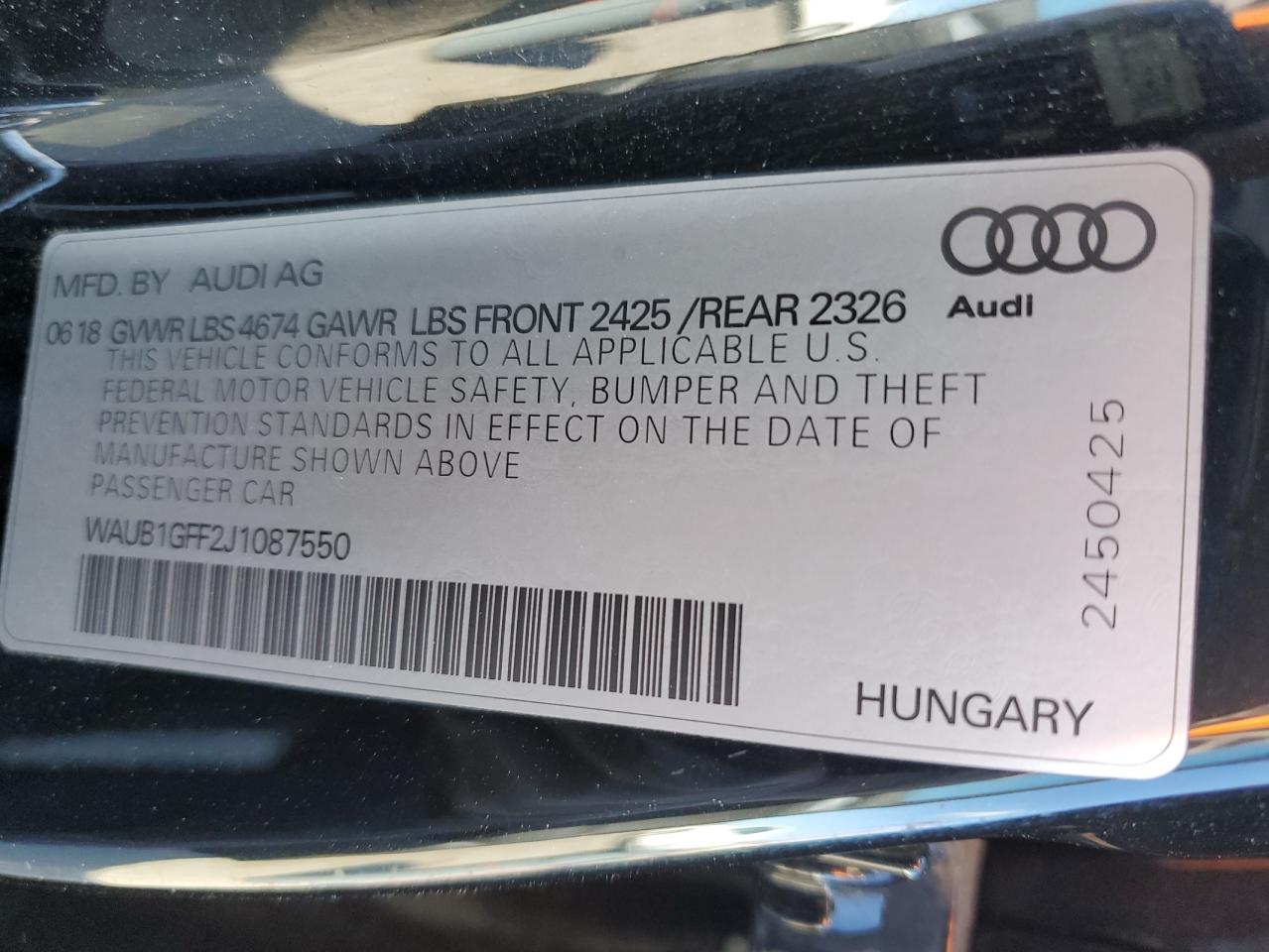 2018 Audi S3 - Image 12
