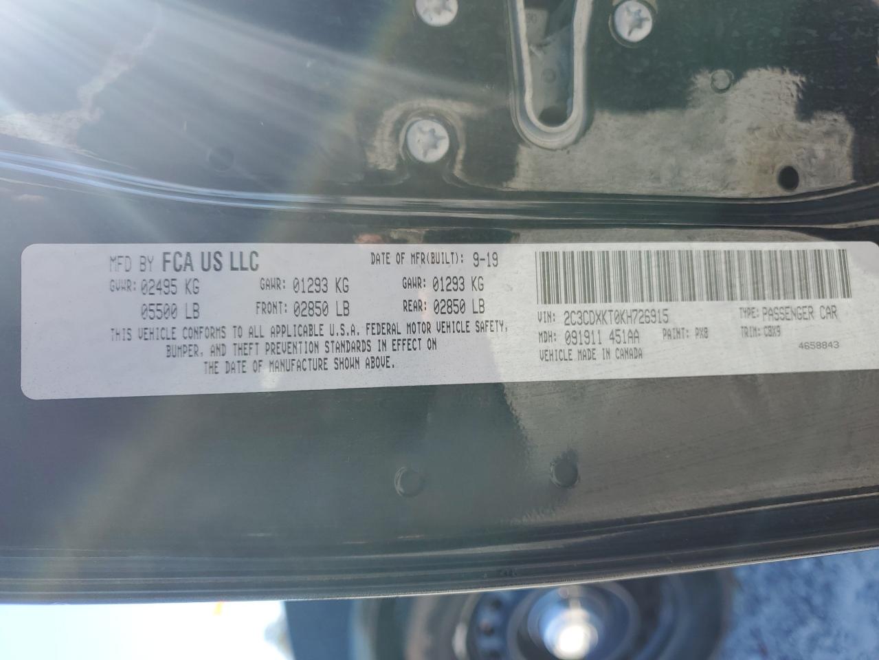 2019 Dodge Charger - Image 13