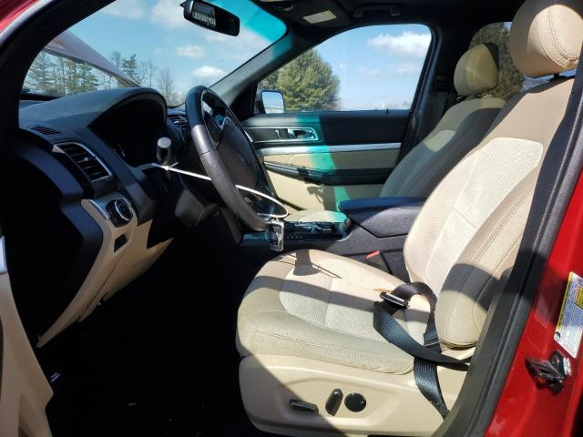  FORD EXPLORER 2016 Красный