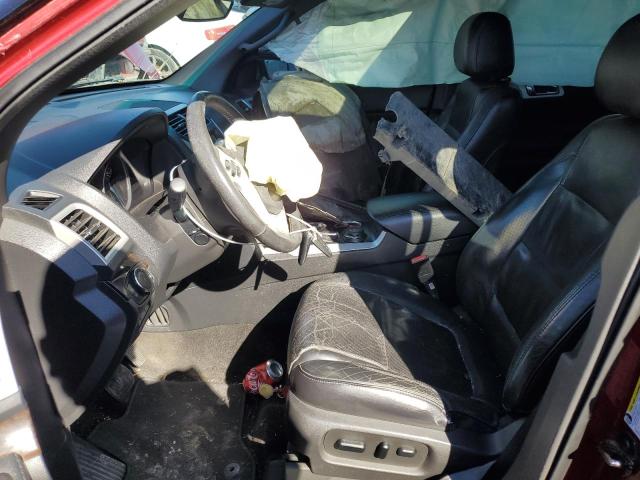 Parquets FORD EXPLORER 2013 Czerwony