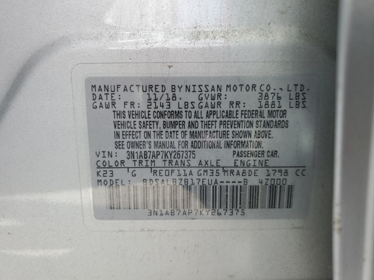 2019 Nissan Sentra - Image 14